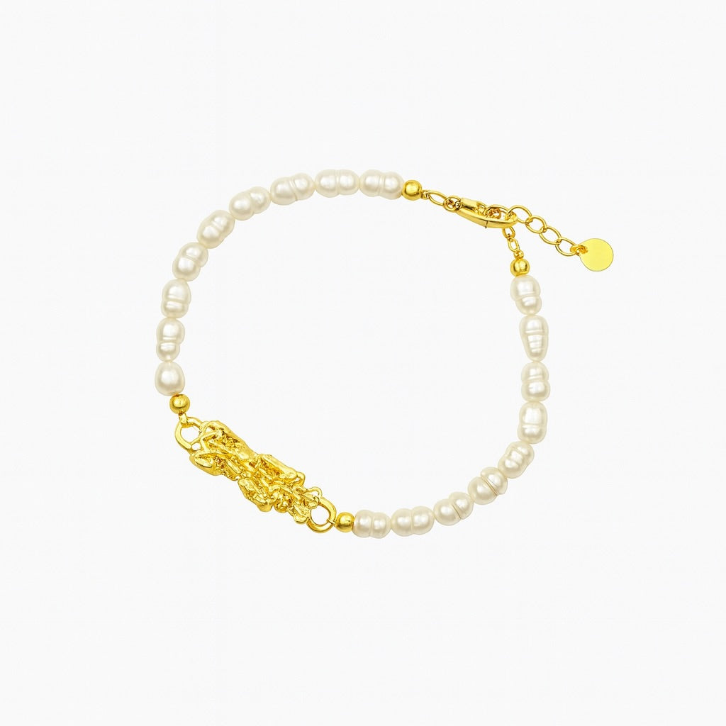 Golden dragon armband